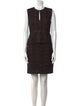 Diane von Furstenberg Crew Neck Mini Dress