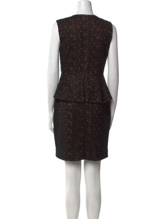 Diane von Furstenberg Crew Neck Mini Dress