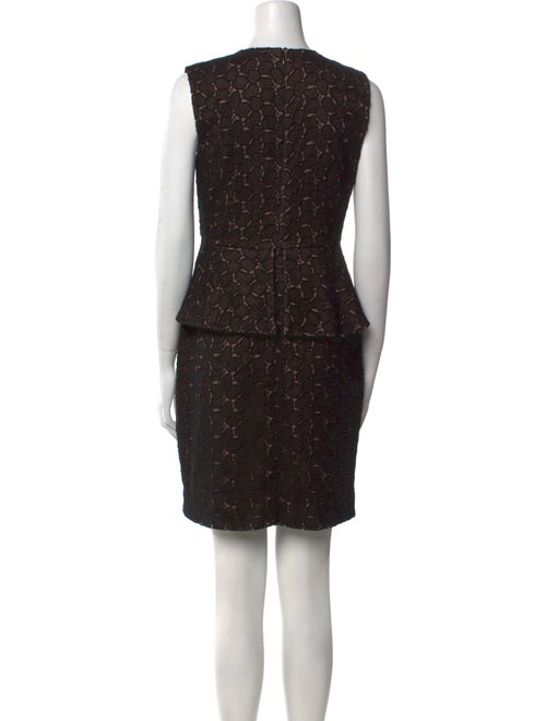 Diane von Furstenberg Crew Neck Mini Dress