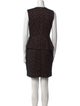 Diane von Furstenberg Crew Neck Mini Dress