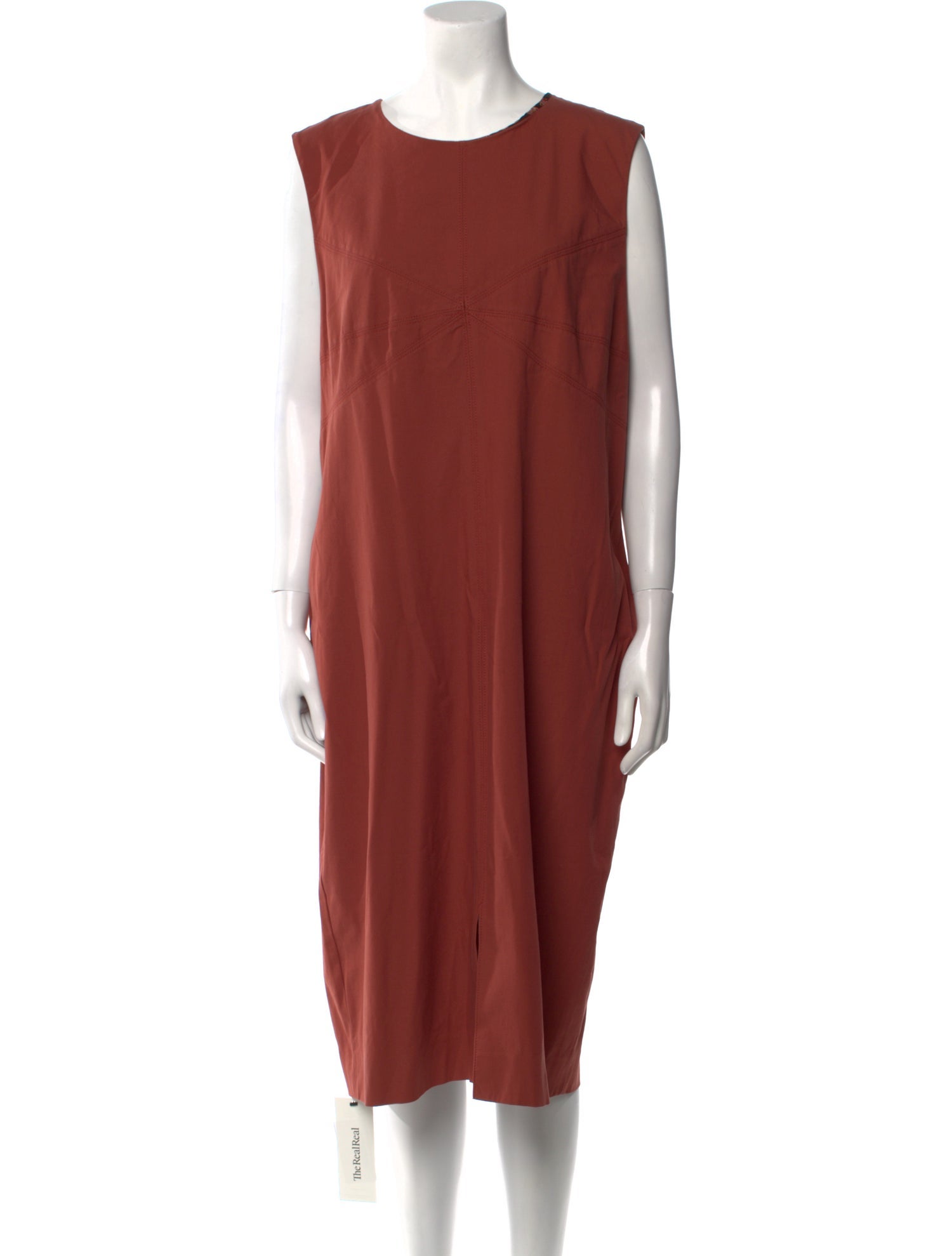 Diane von Furstenberg Crew Neck Midi Length Dress