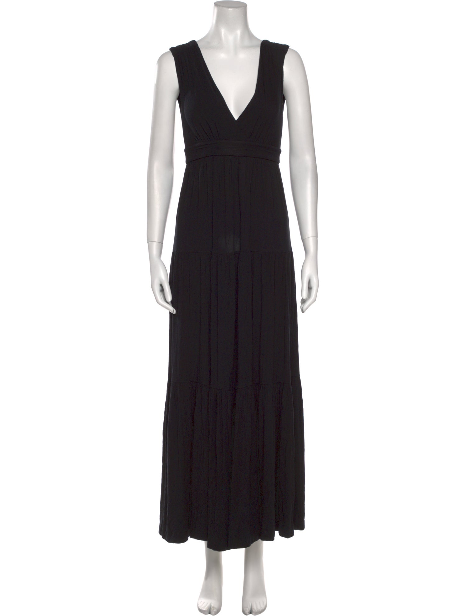 Diane von Furstenberg V-Neck Long Dress