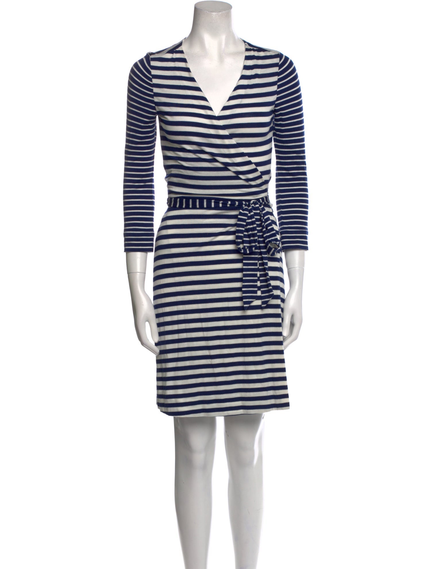 Diane von Furstenberg Striped Knee-Length Dress