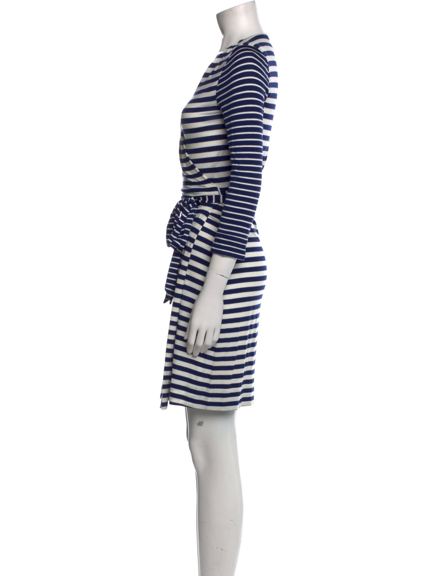 Diane von Furstenberg Striped Knee-Length Dress