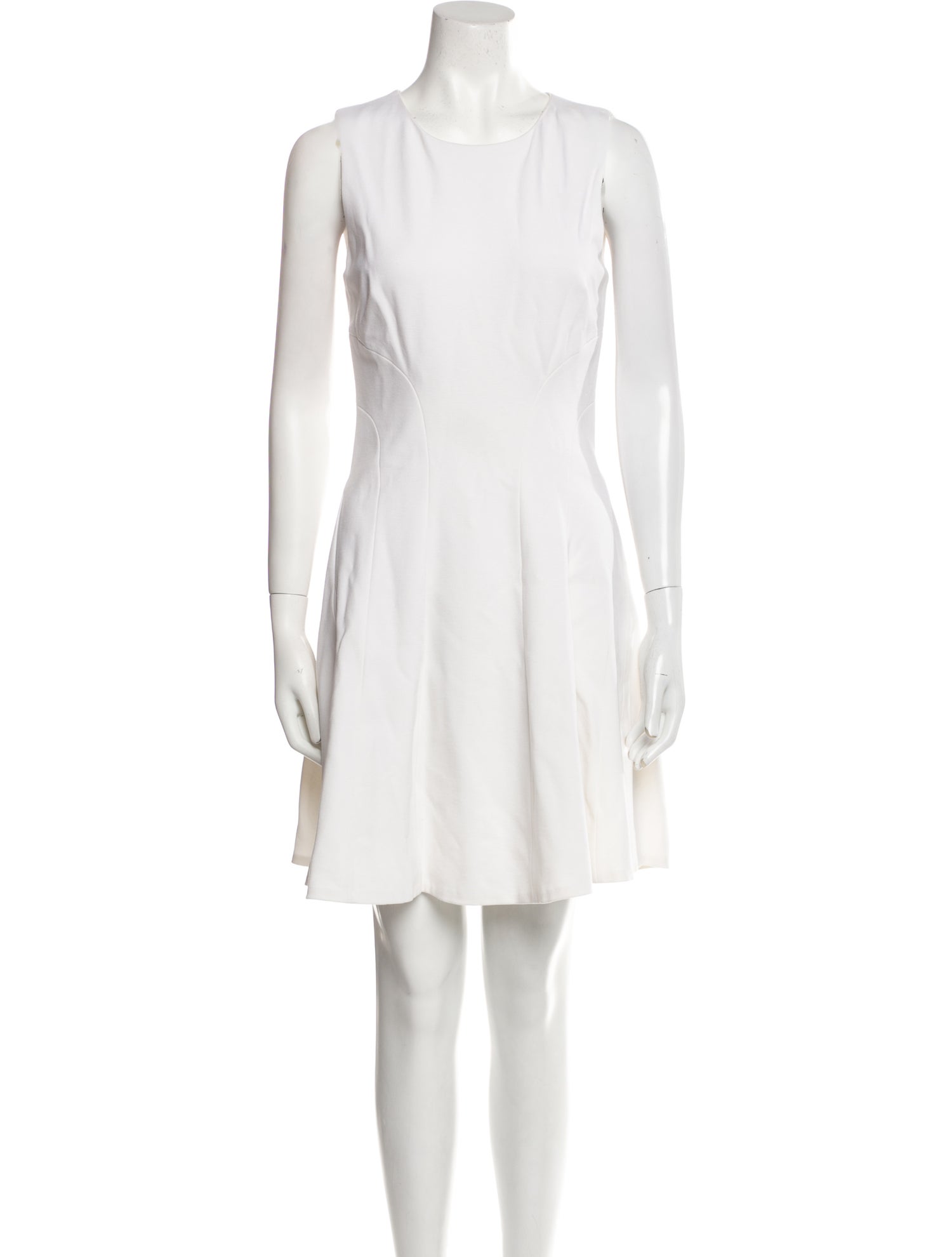 Diane von Furstenberg Scoop Neck Mini Dress