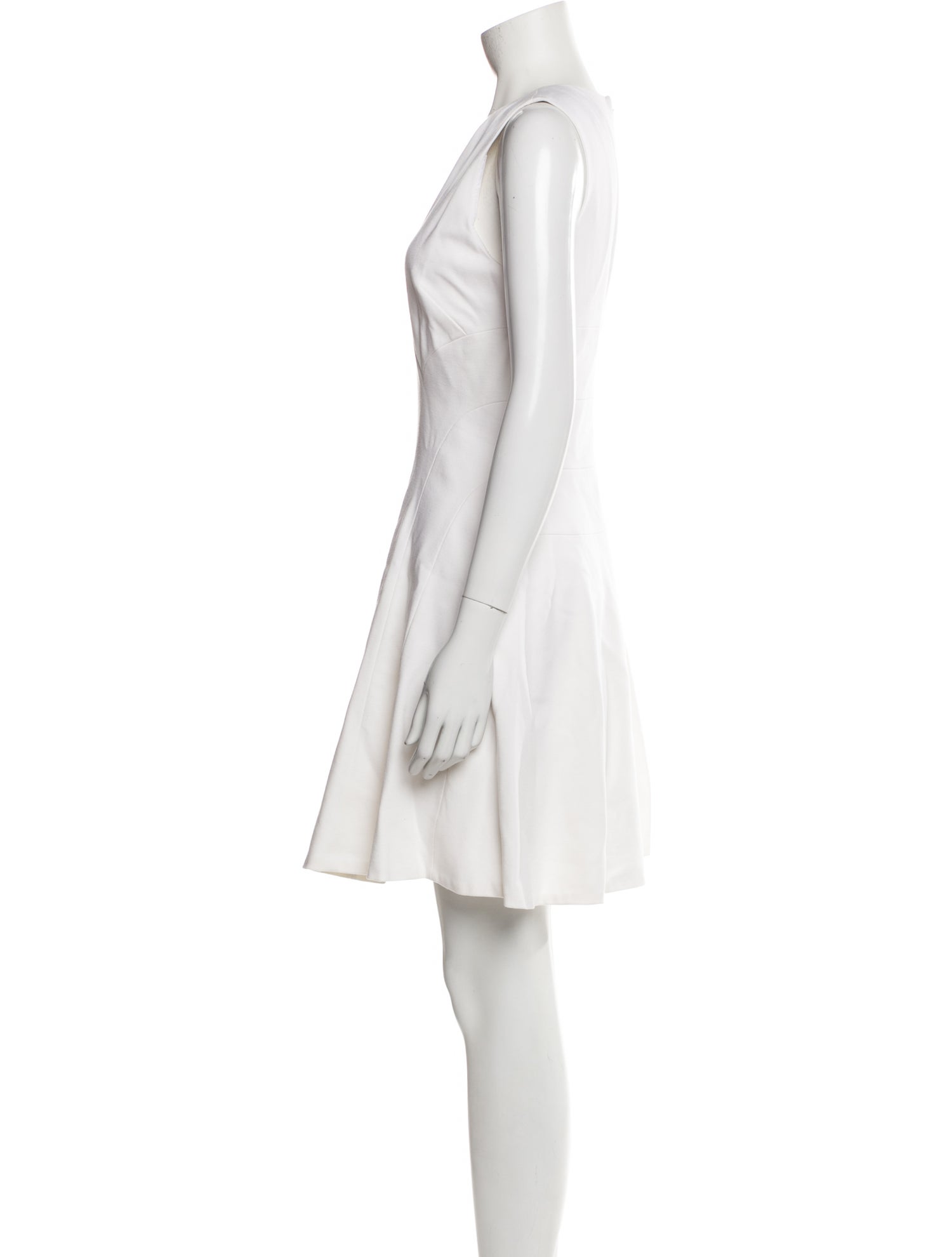 Diane von Furstenberg Scoop Neck Mini Dress