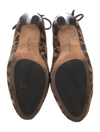 Diane von Furstenberg Ponyhair Animal Print Chelsea Boots