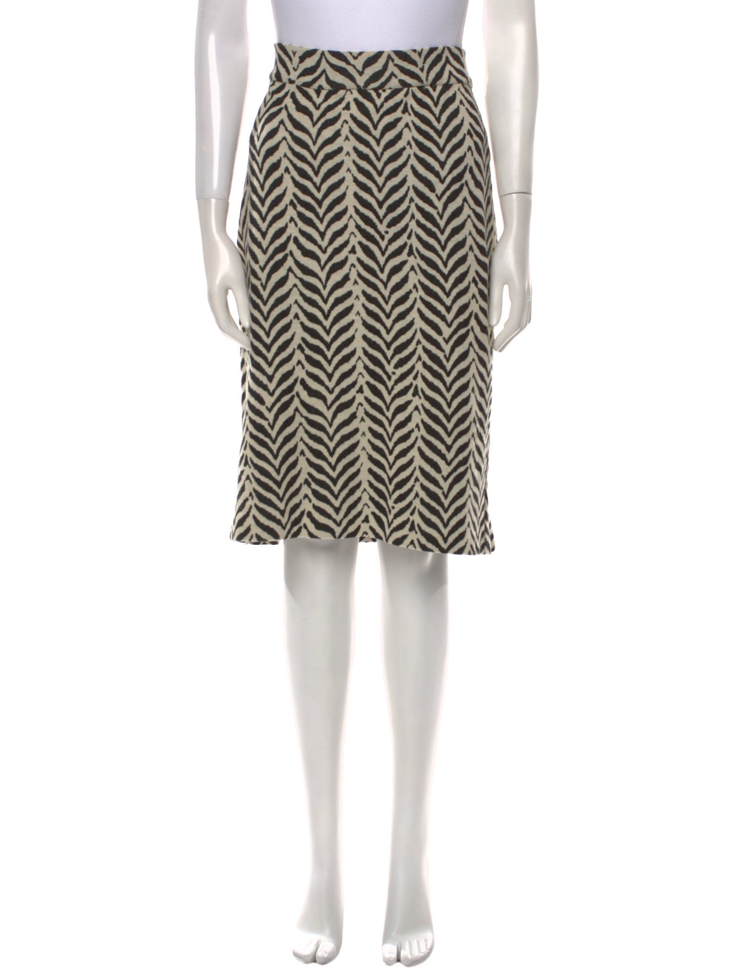 Diane von Furstenberg Printed Knee-Length Skirt