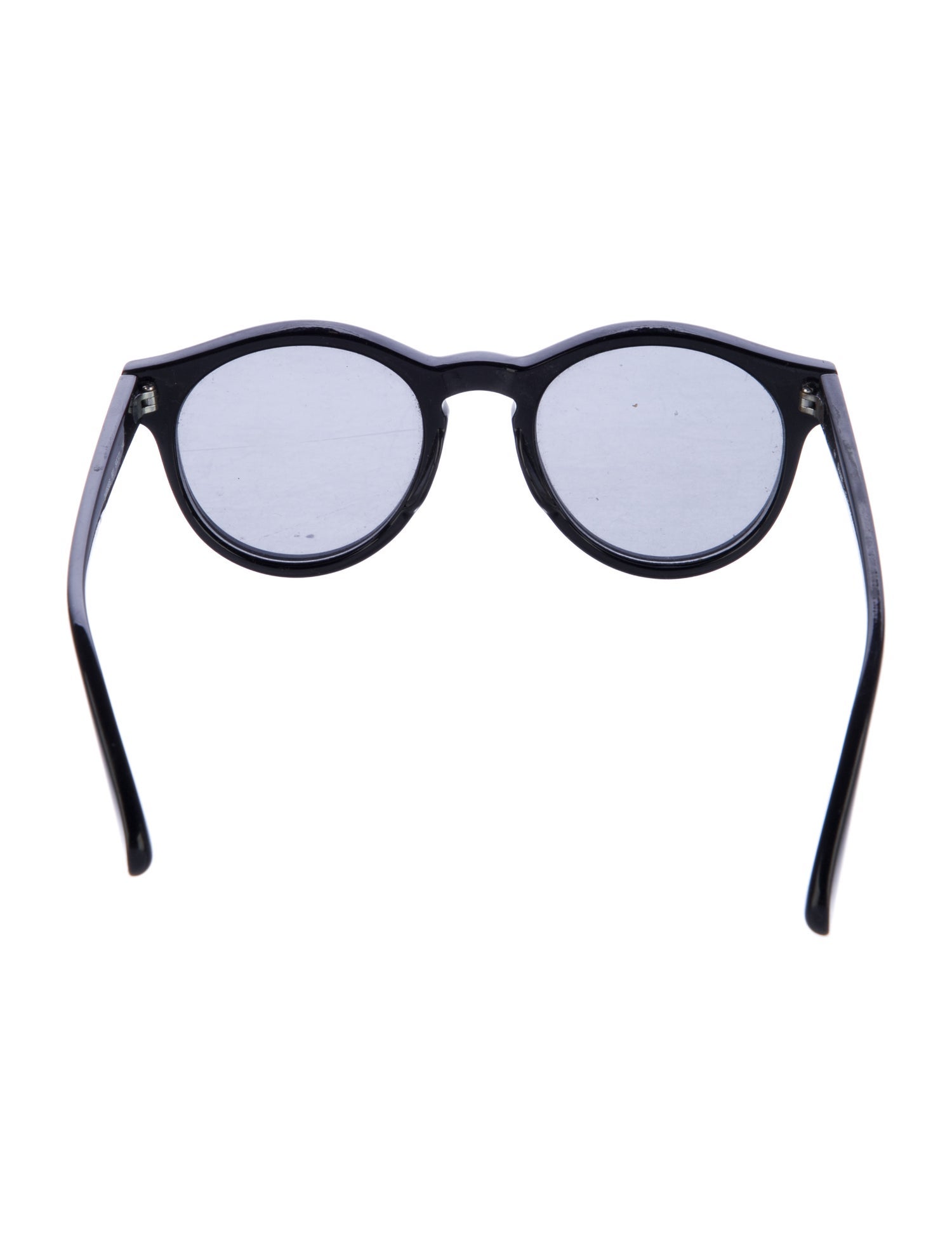 Diane von Furstenberg Round Mirrored Sunglasses