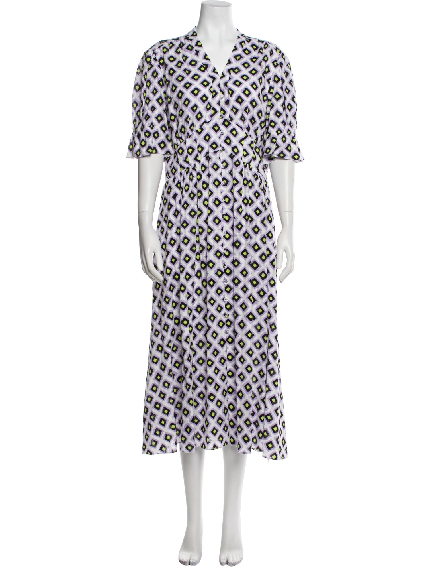 Diane von Furstenberg Printed Long Dress