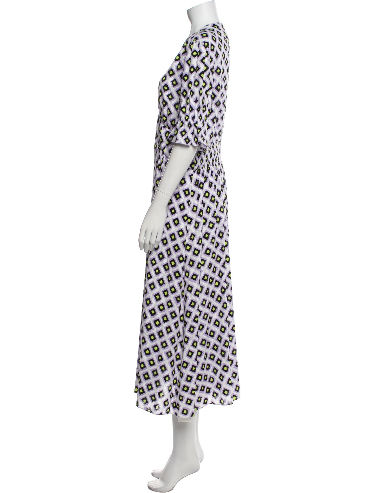 Diane von Furstenberg Printed Long Dress