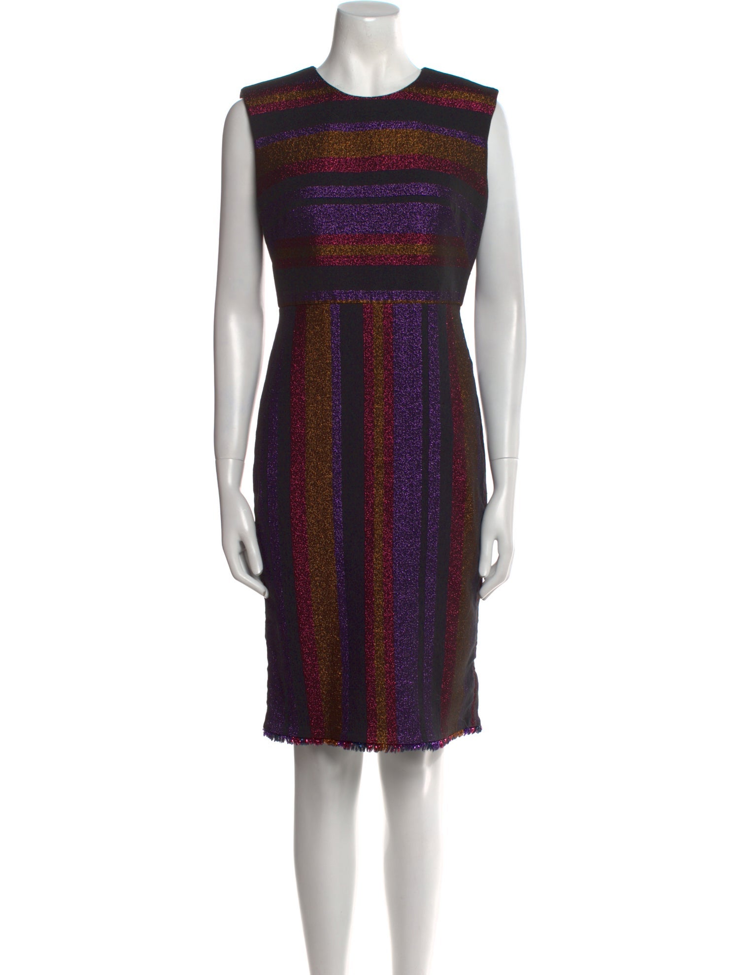 Diane von Furstenberg Striped Knee-Length Dress