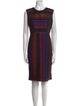 Diane von Furstenberg Striped Knee-Length Dress