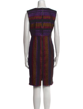 Diane von Furstenberg Striped Knee-Length Dress