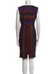 Diane von Furstenberg Striped Knee-Length Dress