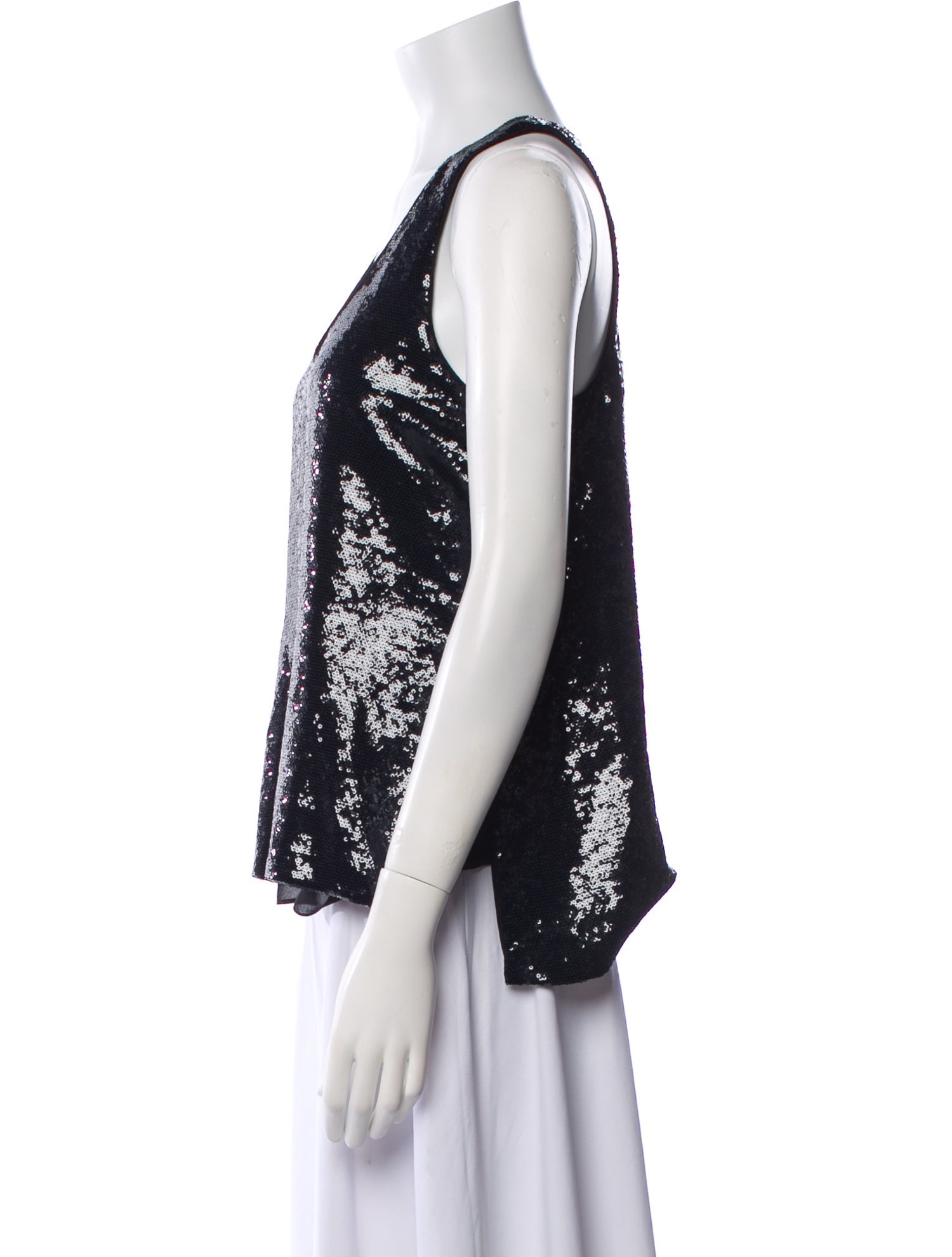 Diane von Furstenberg Scoop Neck Sleeveless Top