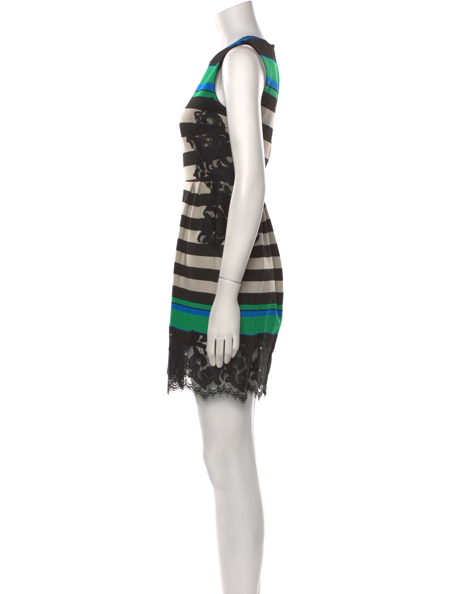 Diane von Furstenberg Striped Mini Dress
