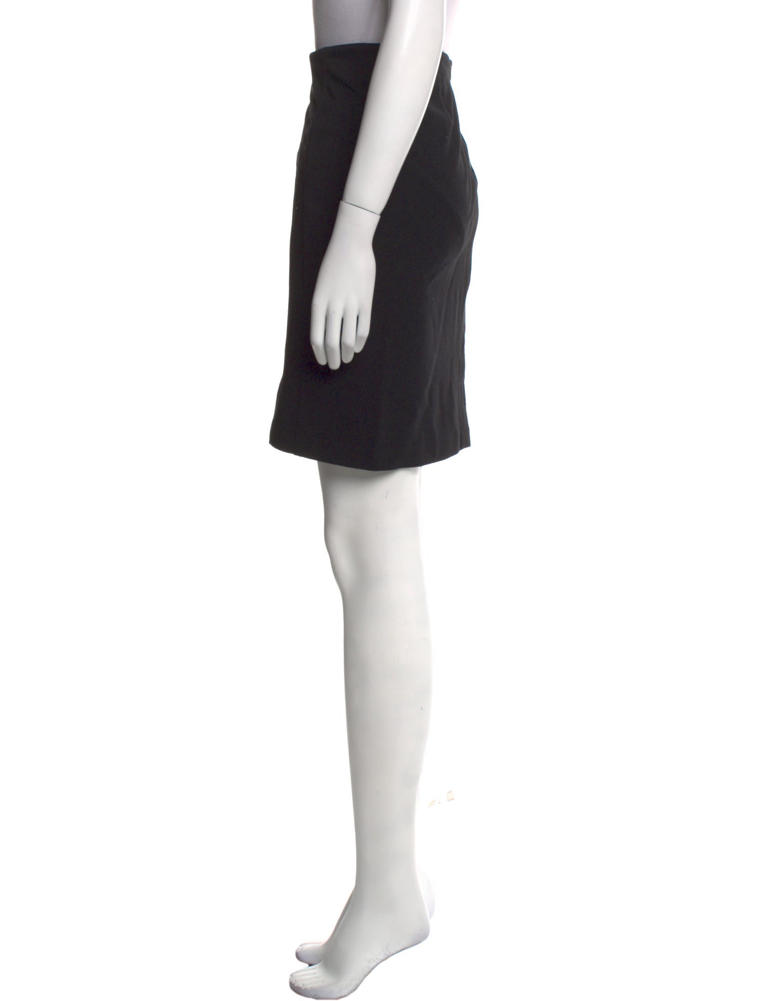 Diane von Furstenberg Pleated Accents Knee-Length Skirt