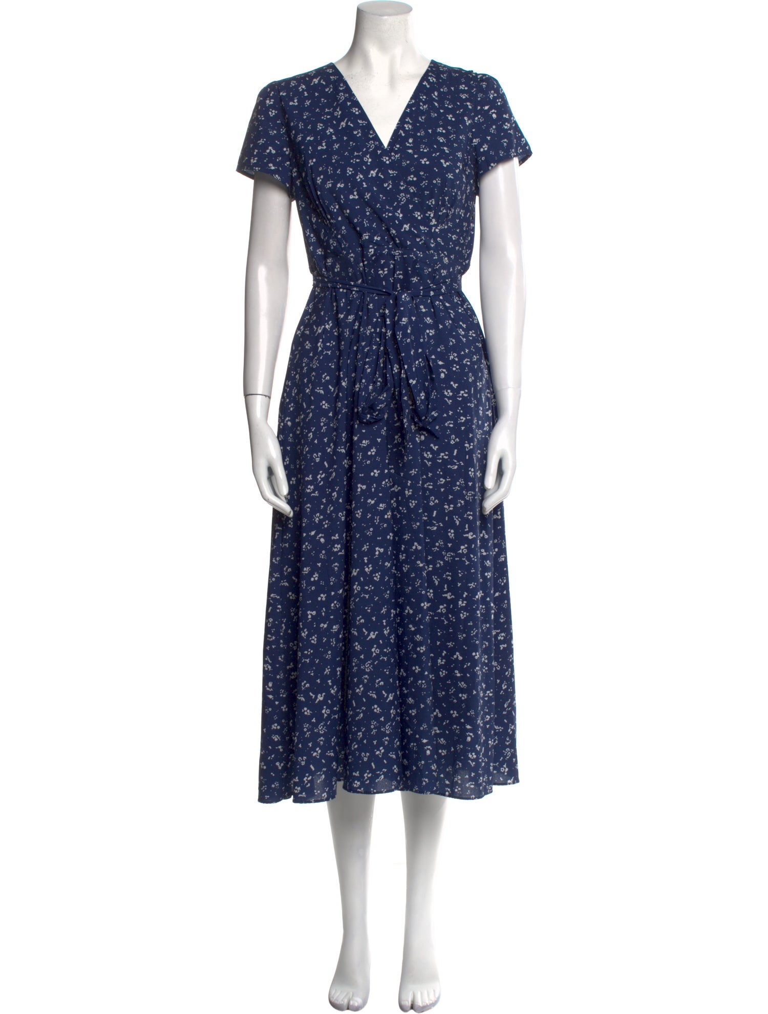 Diane von Furstenberg Floral Print Long Dress