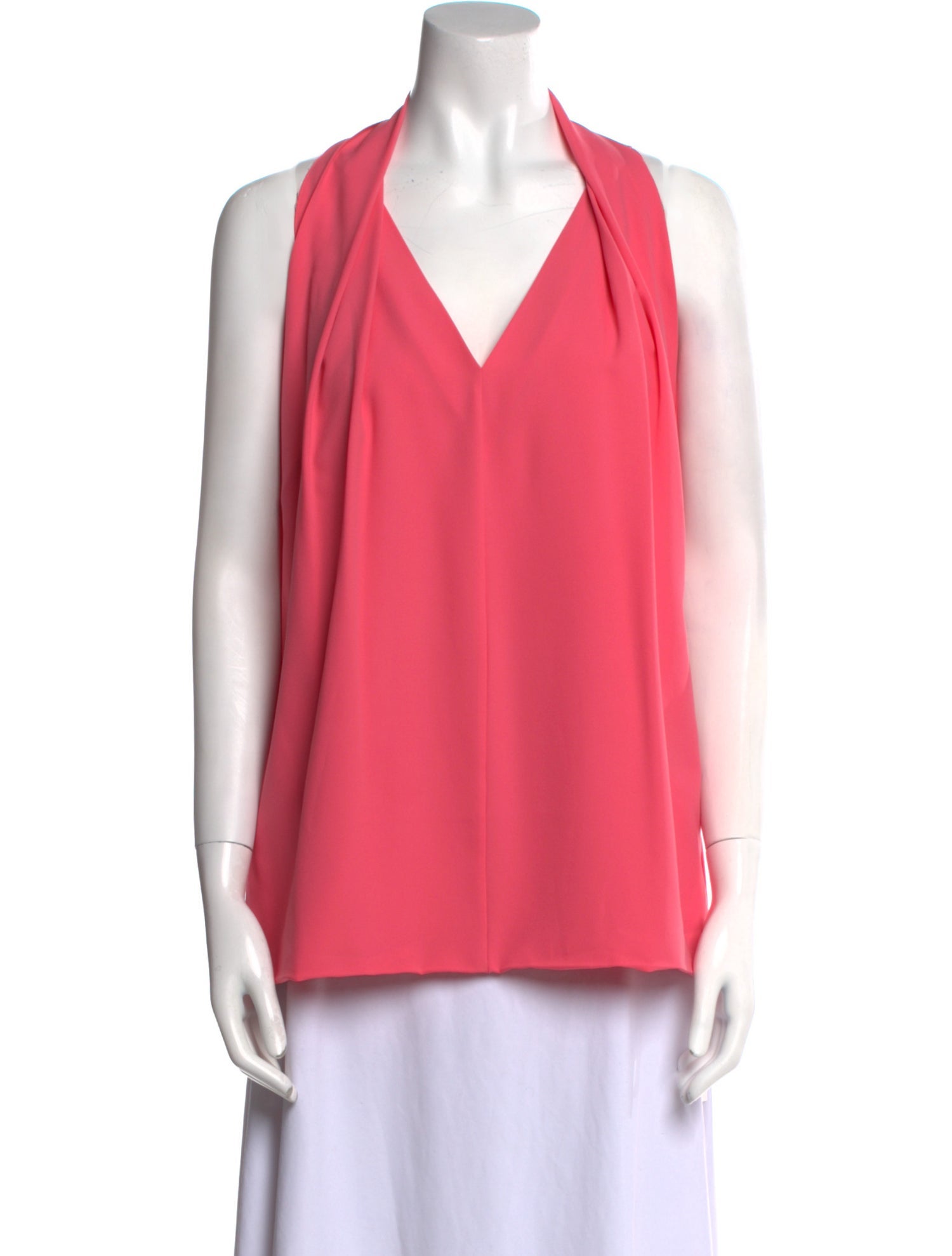 Diane von Furstenberg V-Neck Sleeveless Blouse