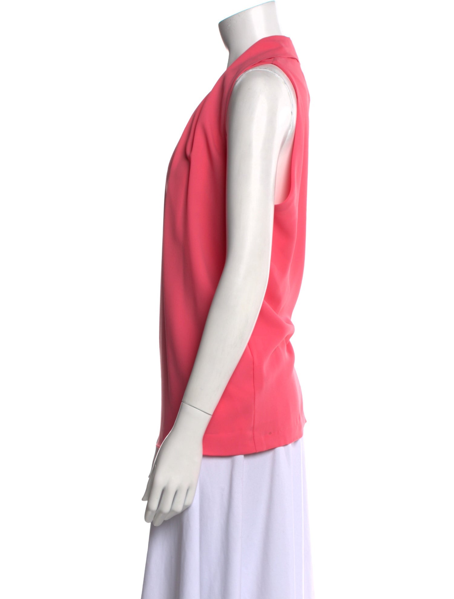 Diane von Furstenberg V-Neck Sleeveless Blouse