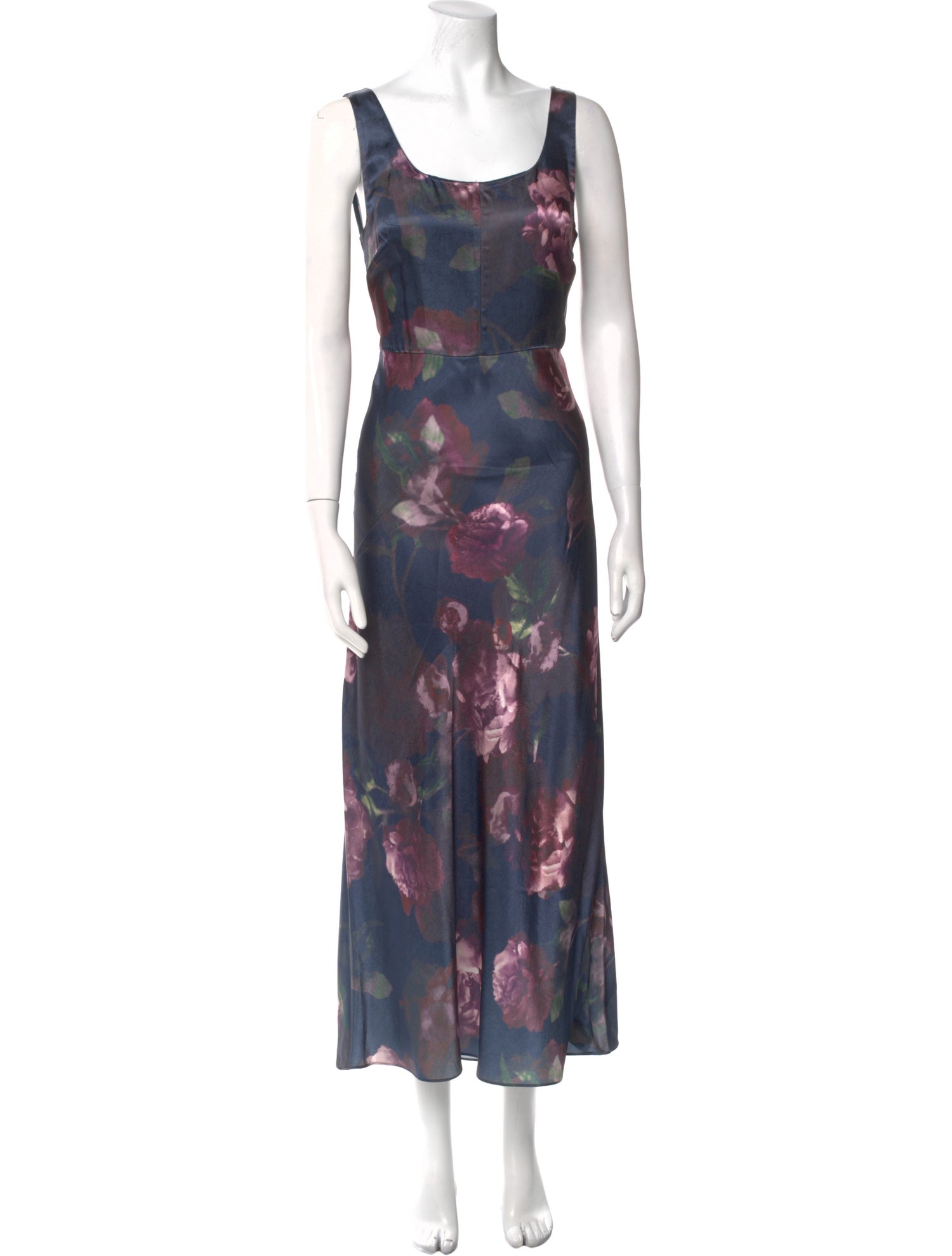 Diane von Furstenberg Floral Print Long Dress