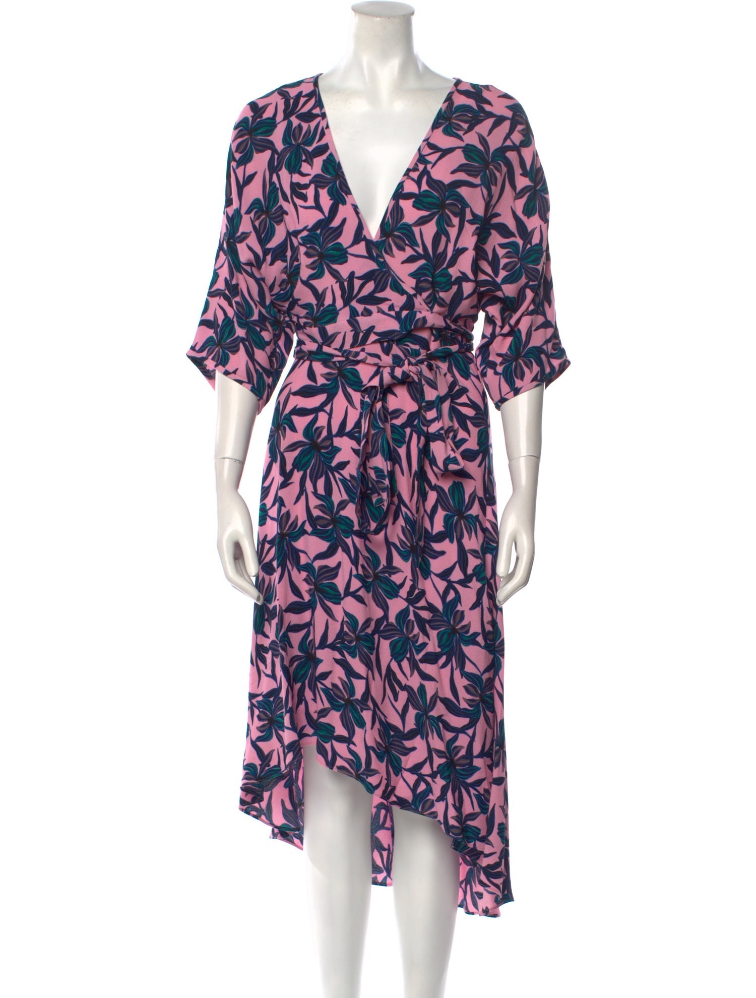 Diane von Furstenberg Olawa Velvet Midi Dress - Black