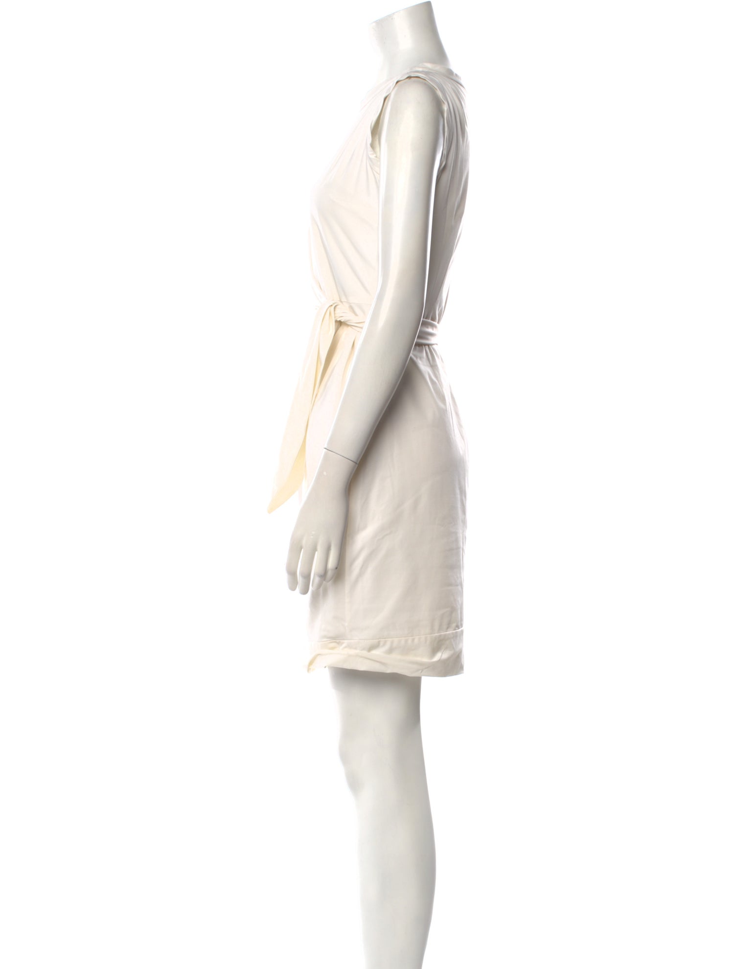 Diane von Furstenberg Bateau Neckline Mini Dress