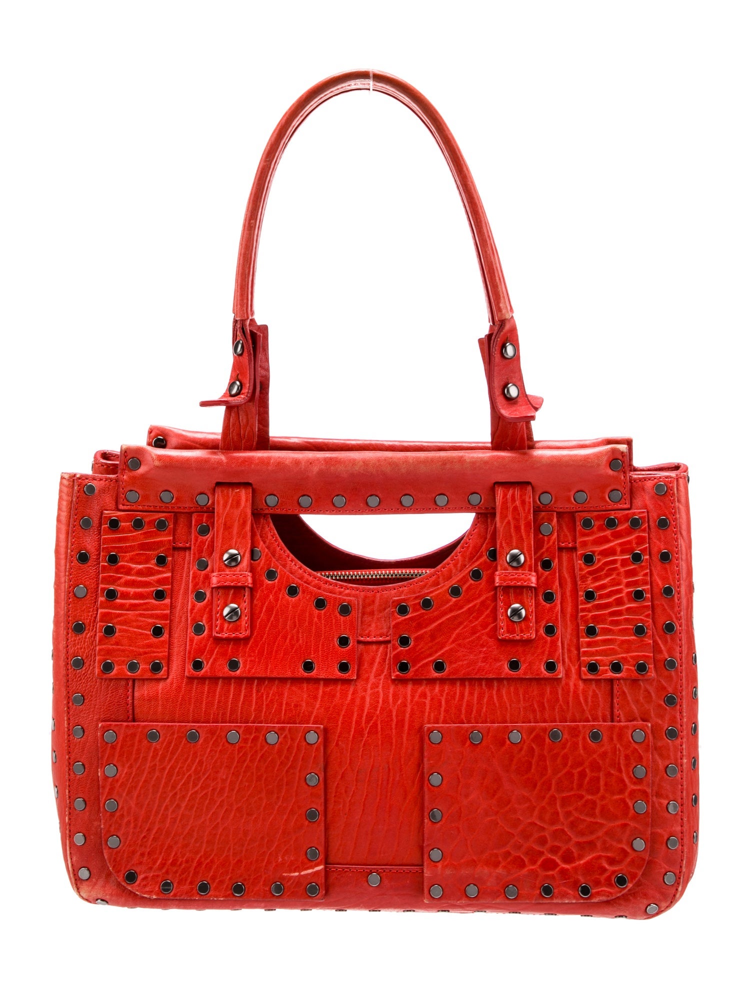 Diane von Furstenberg Leather Top Handle Bag