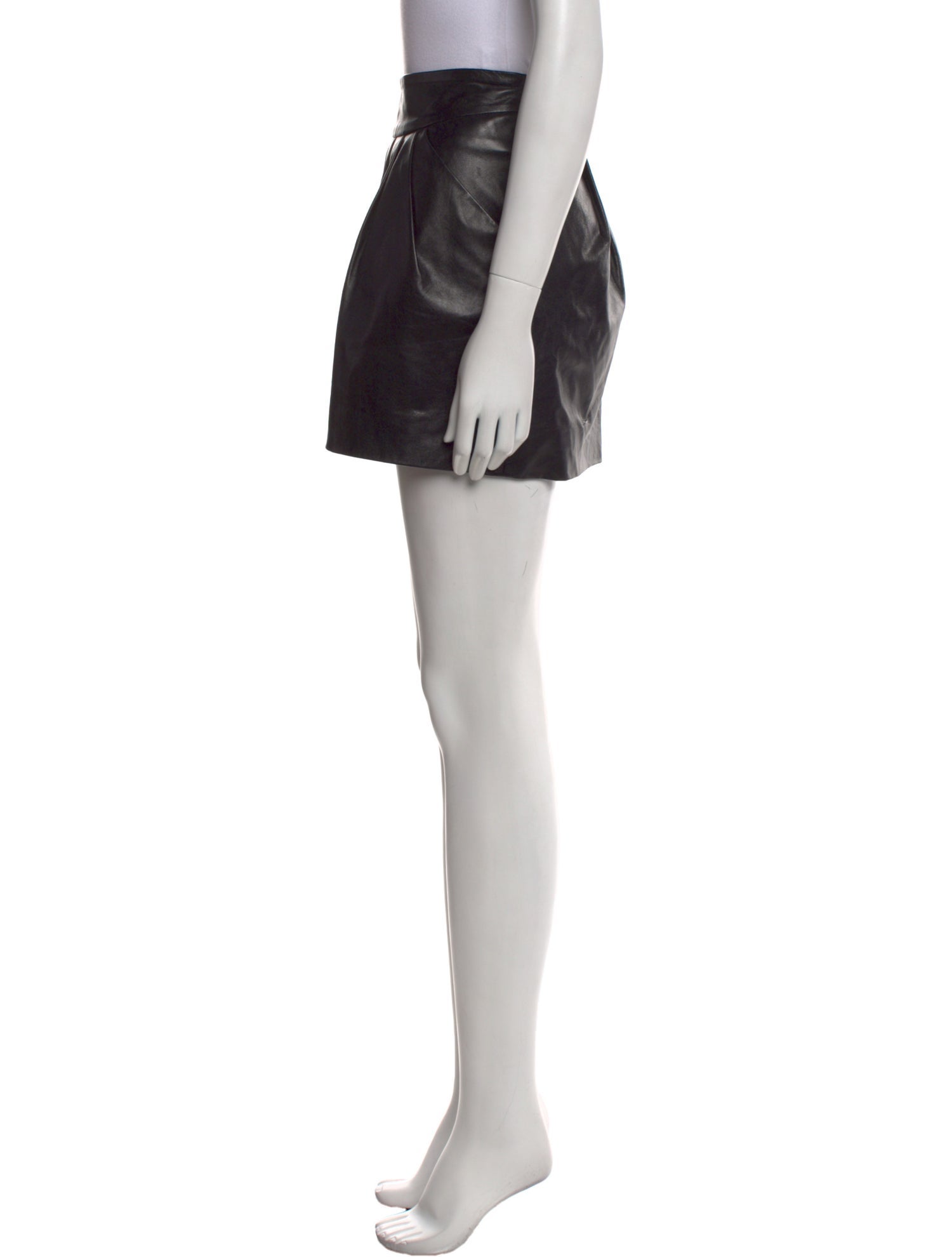 Diane von Furstenberg Leather Mini Skirt