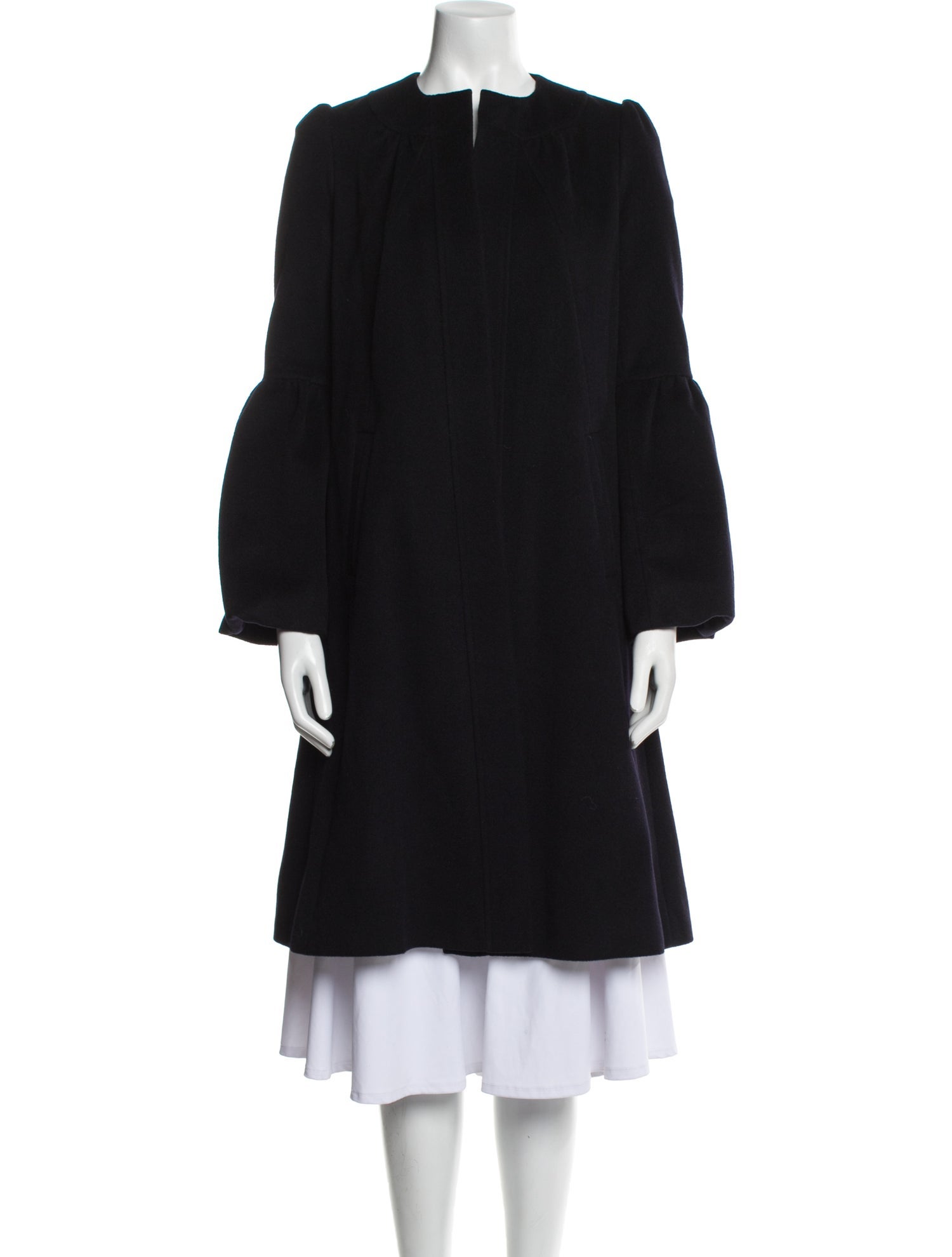 Diane von Furstenberg Wool Faux Fur Coat