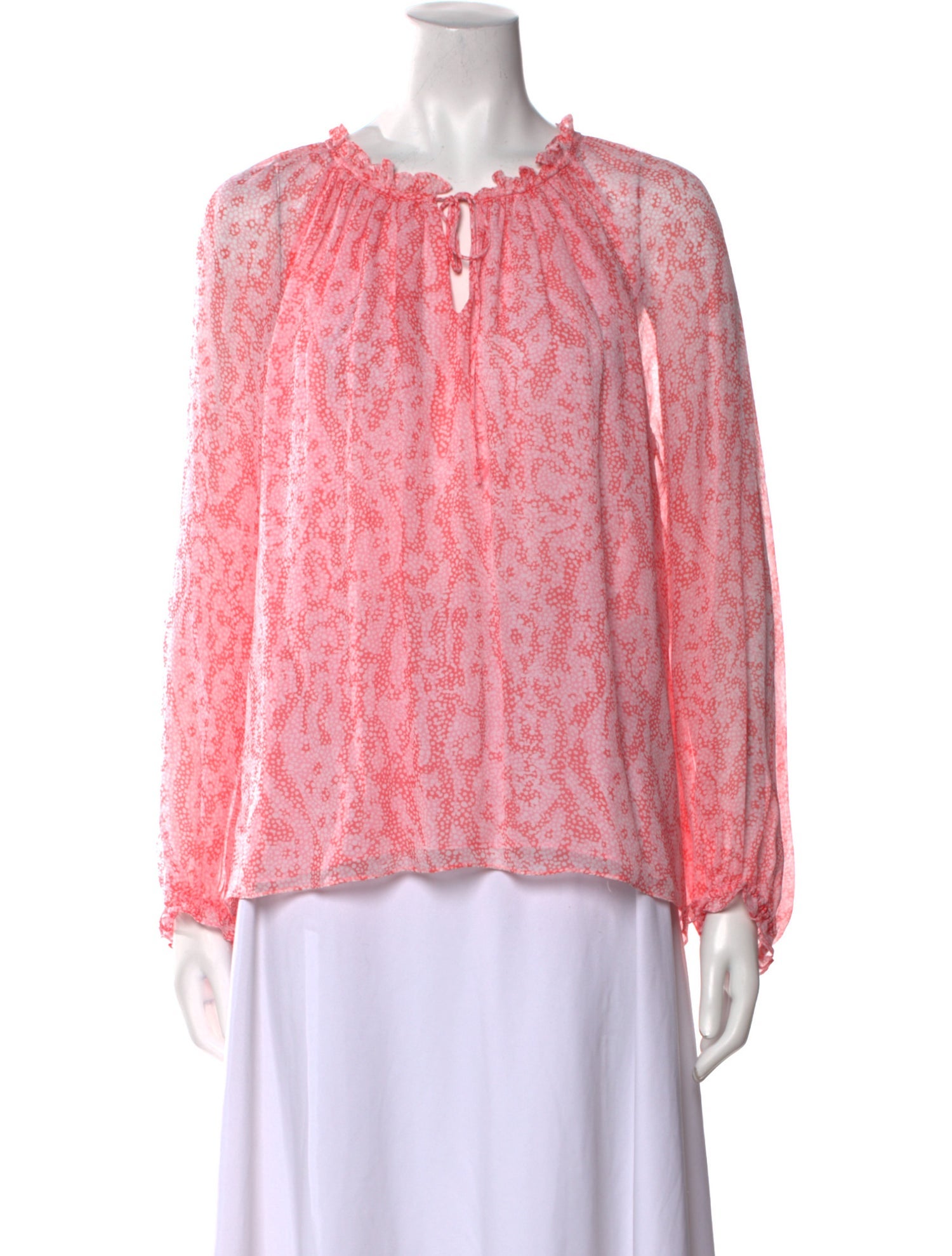 Diane von Furstenberg Silk Printed Blouse