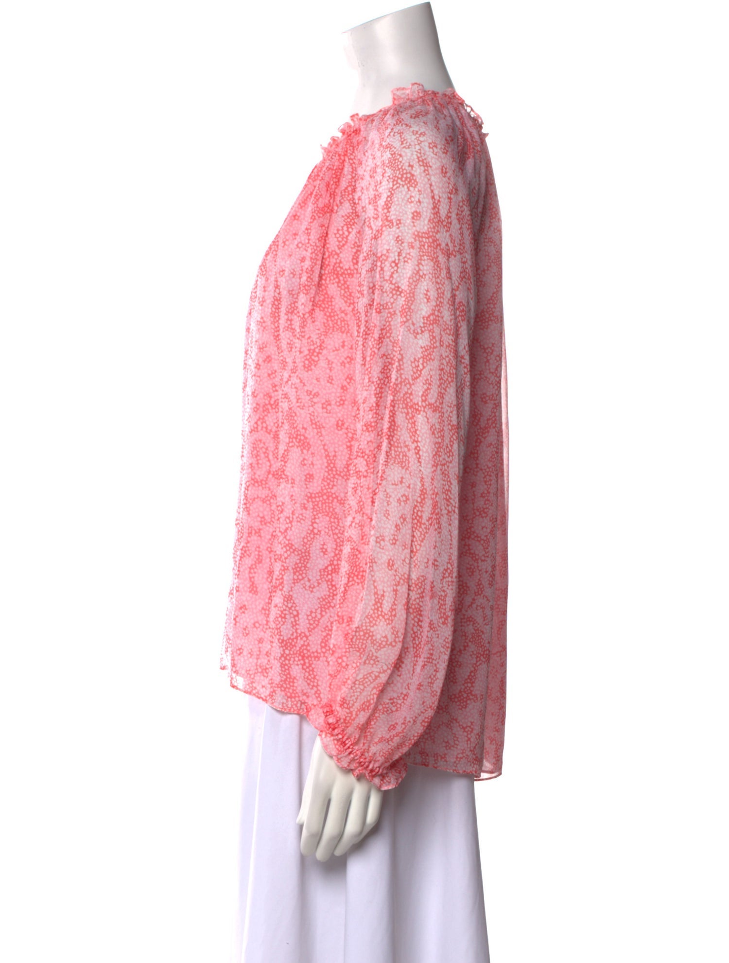 Diane von Furstenberg Silk Printed Blouse