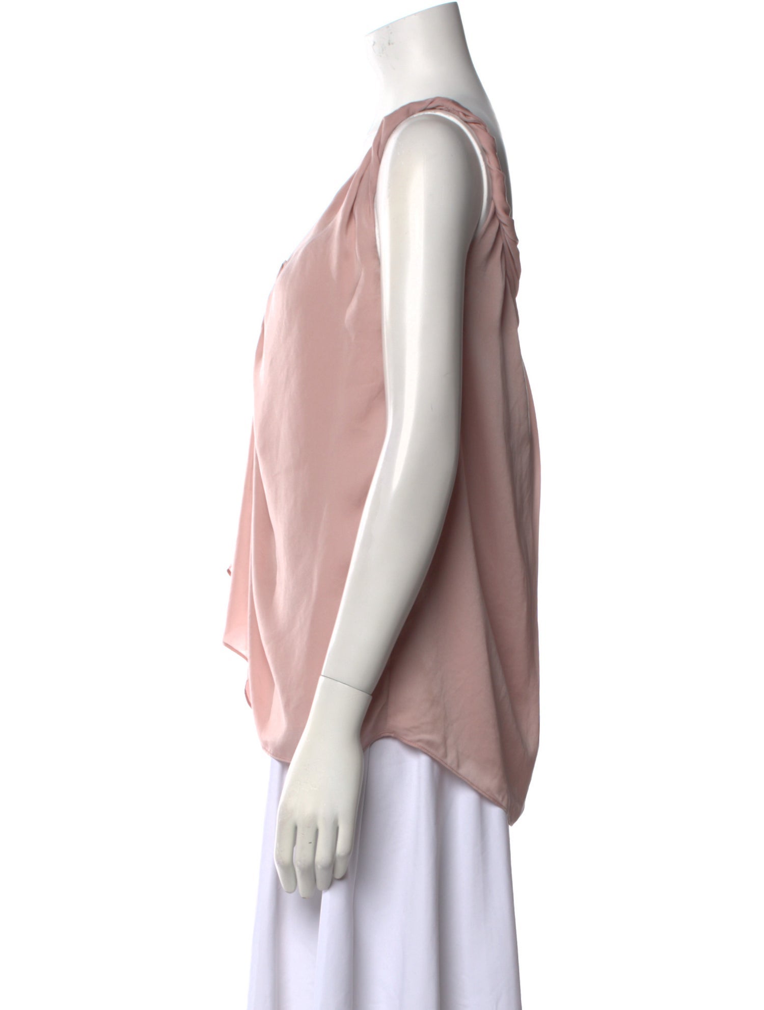 Diane von Furstenberg Scoop Neck Sleeveless Blouse