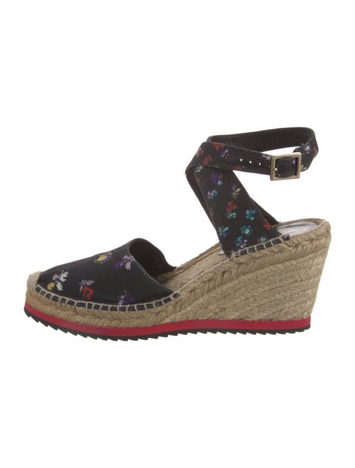 Diane von Furstenberg Canvas Printed Slingback Pumps