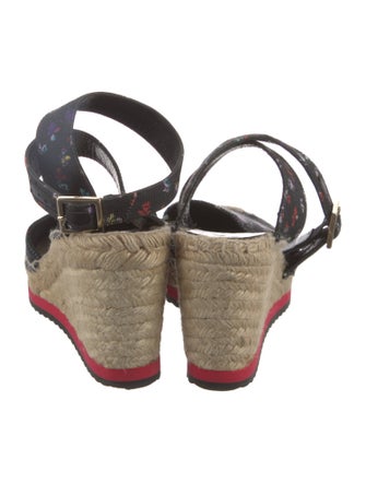 Diane von Furstenberg Canvas Printed Slingback Pumps