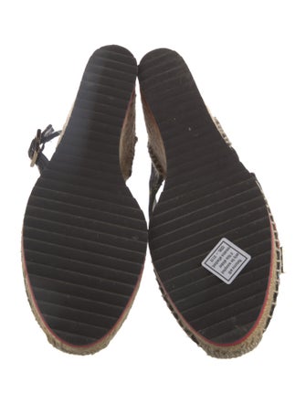 Diane von Furstenberg Canvas Printed Slingback Pumps