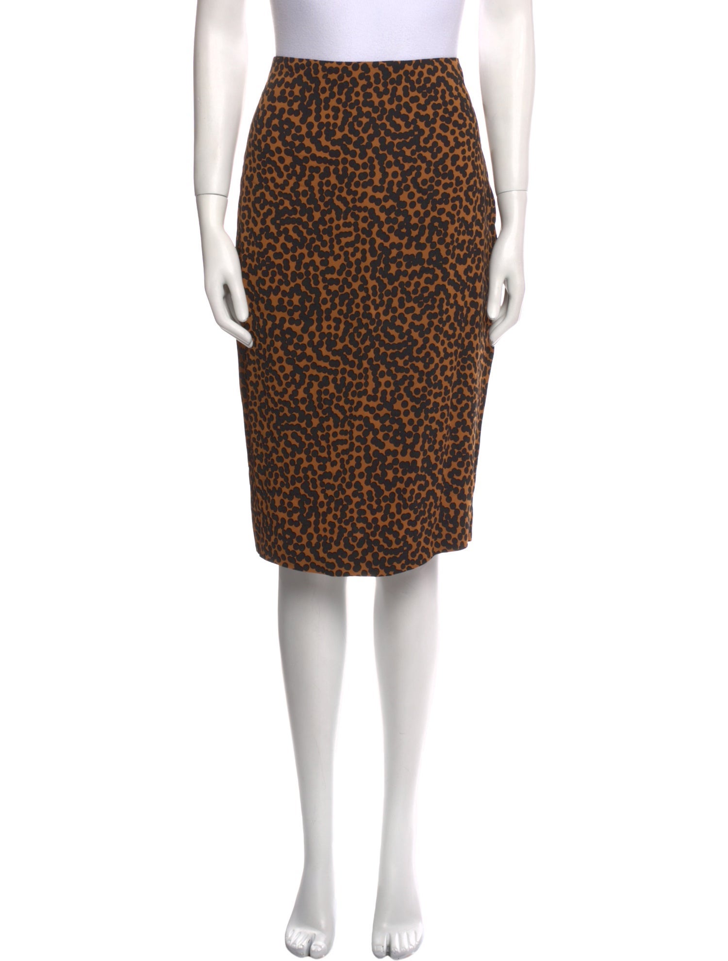 Diane von Furstenberg Animal Print Knee-Length Skirt