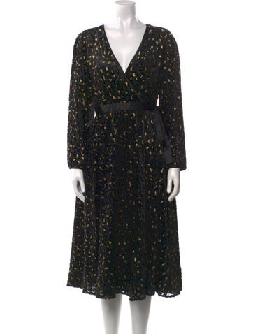 Diane von Furstenberg Dresses Printed Midi Length Dress XS