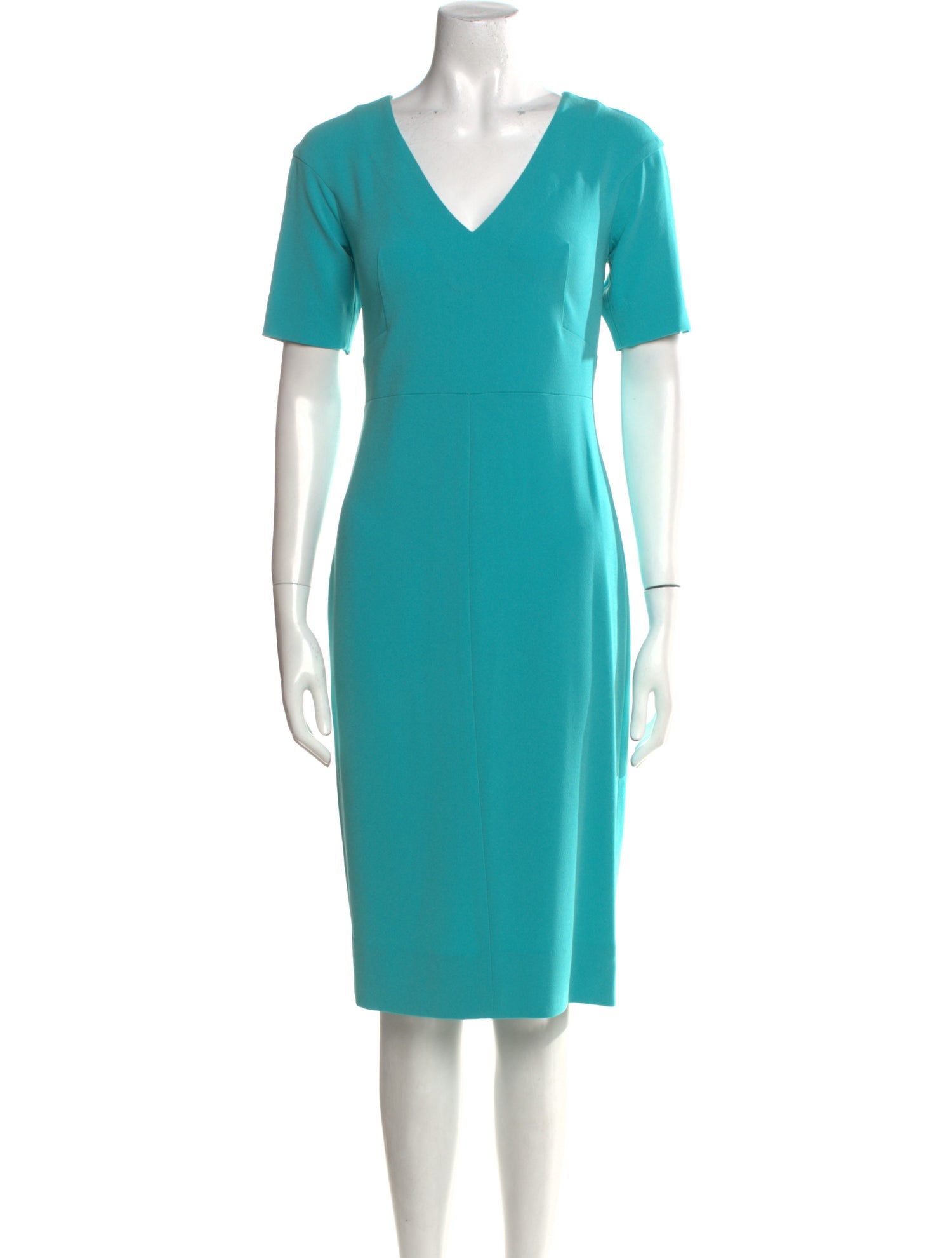 Diane von Furstenberg V-Neck Knee-Length Dress