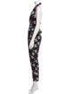 Diane von Furstenberg Printed V-Neck Jumpsuit
