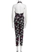 Diane von Furstenberg Printed V-Neck Jumpsuit