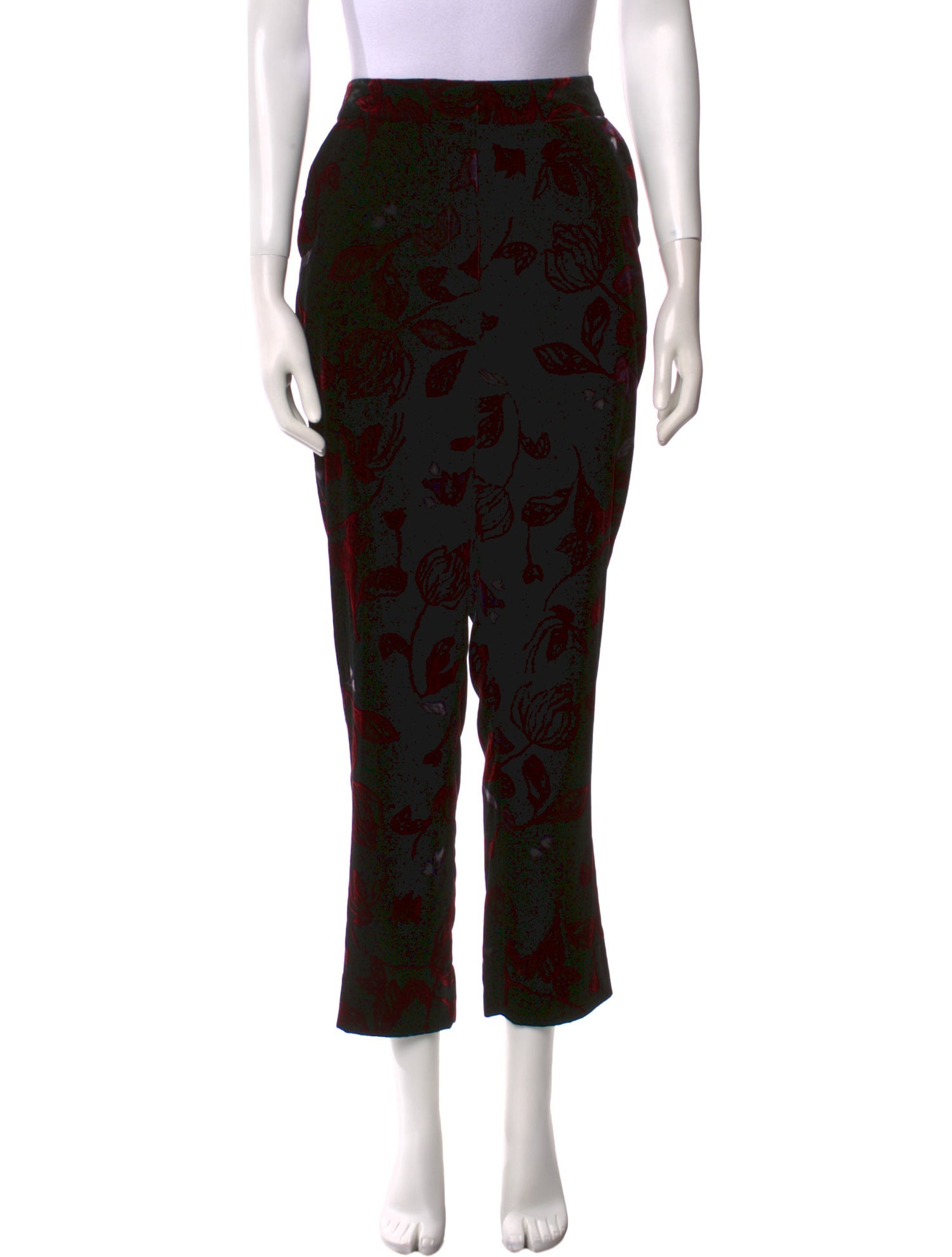 Diane von Furstenberg Printed Straight Leg Pants