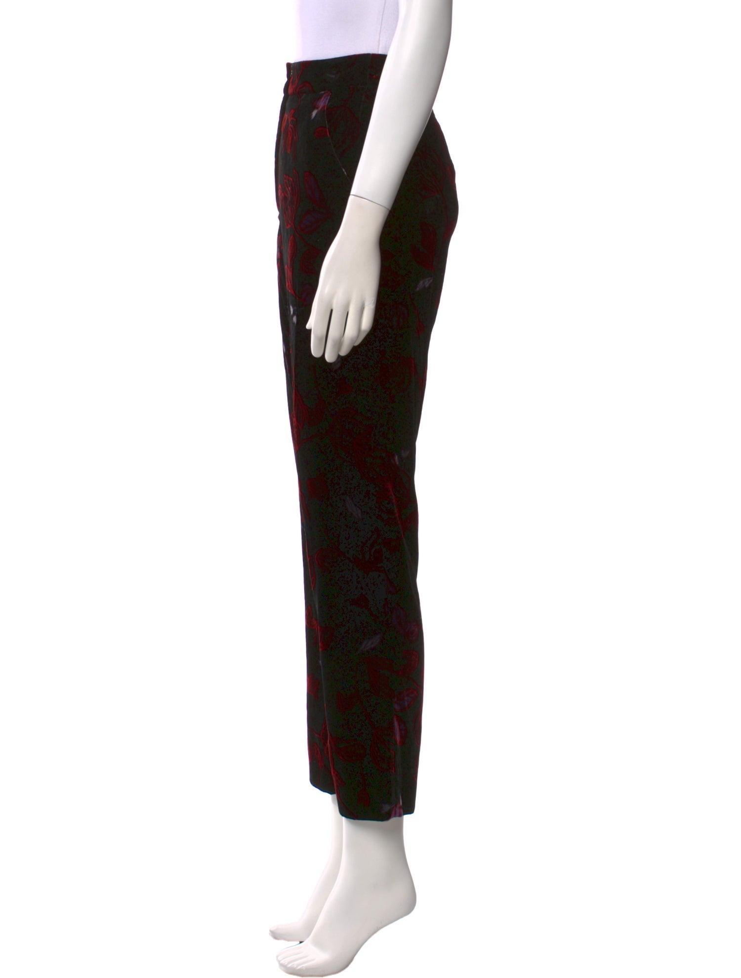 Diane von Furstenberg Printed Straight Leg Pants