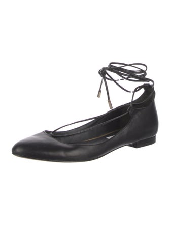 Diane von Furstenberg Leather Ballet Flats