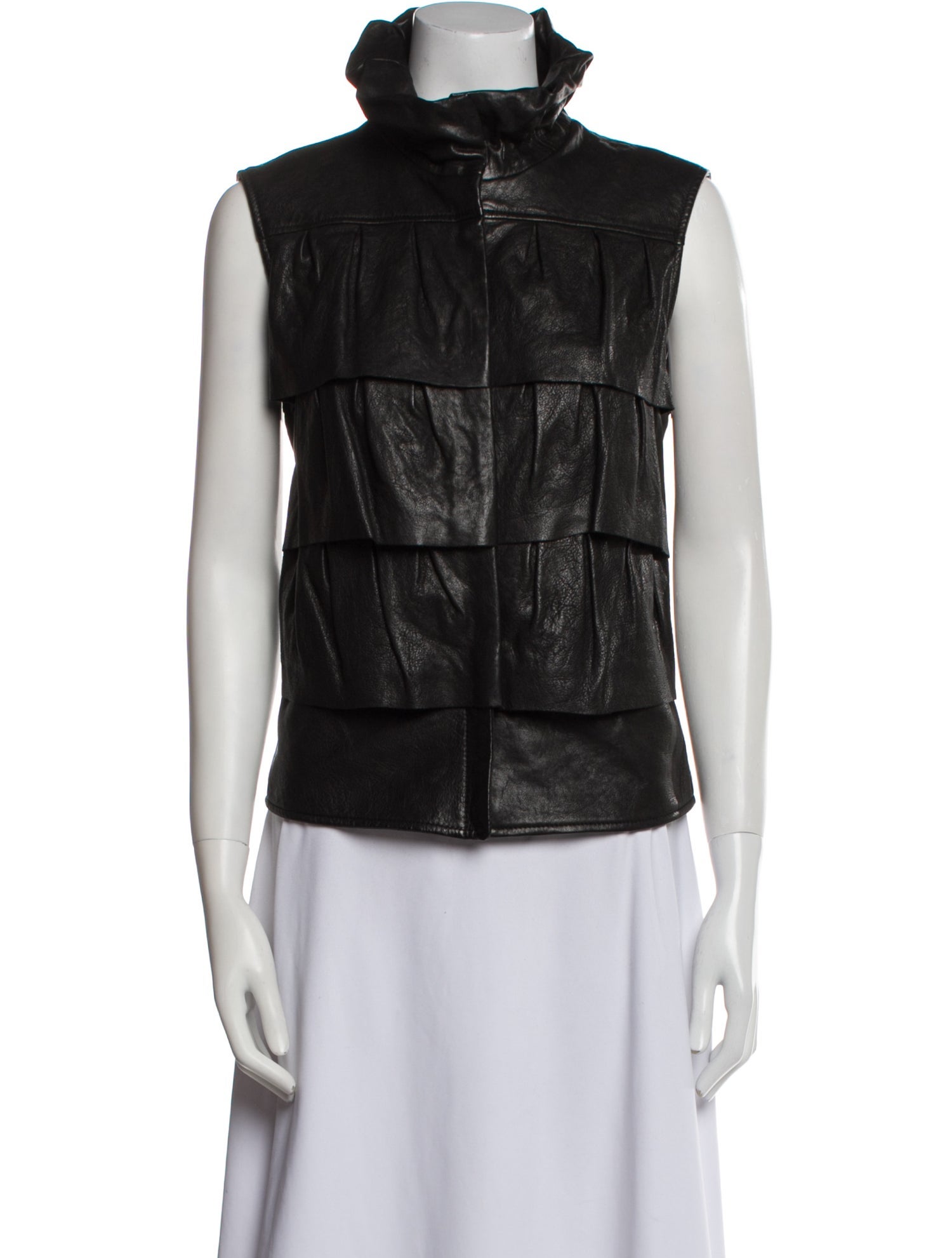 Diane von Furstenberg Leather Vest
