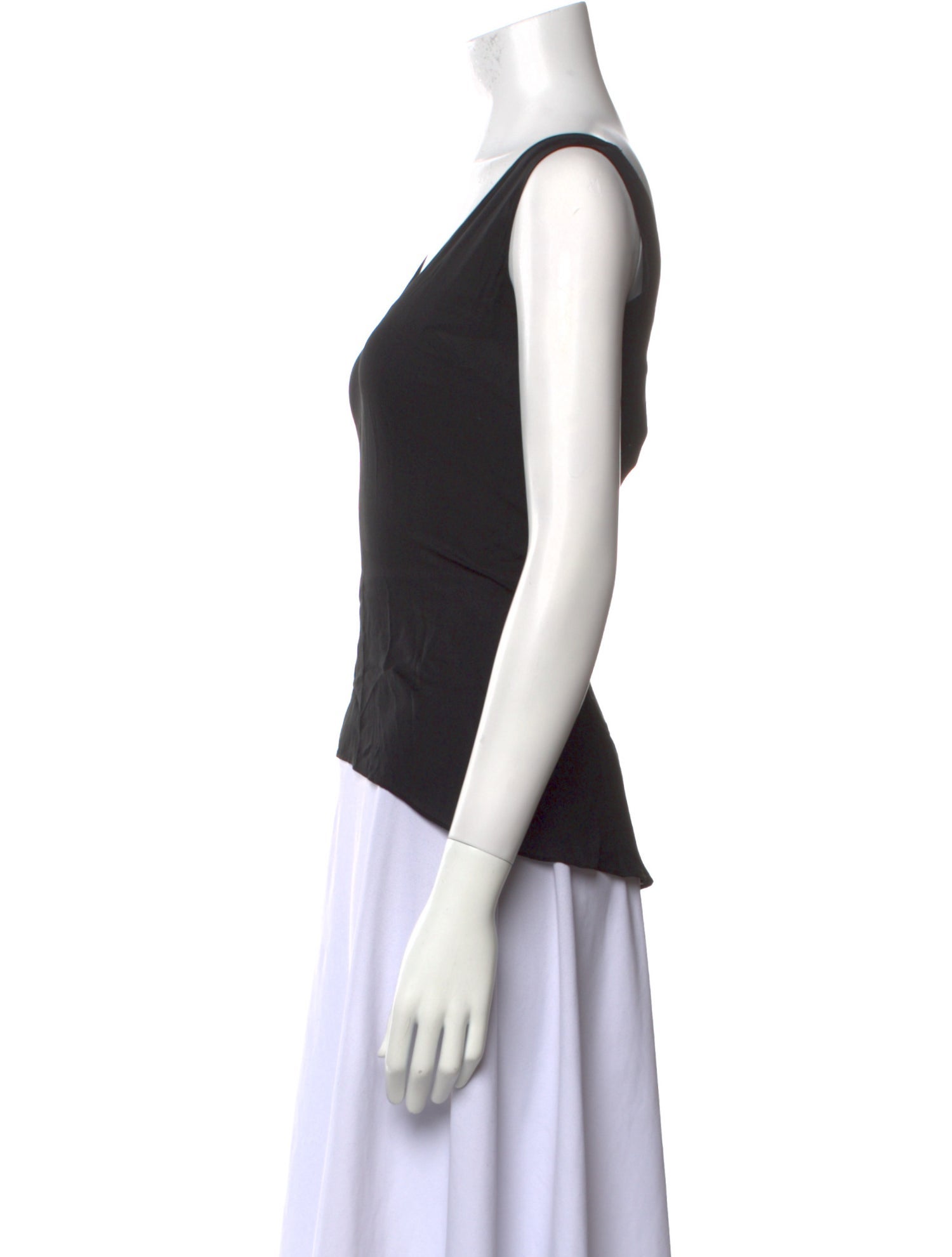 Diane von Furstenberg Silk V-Neck Top