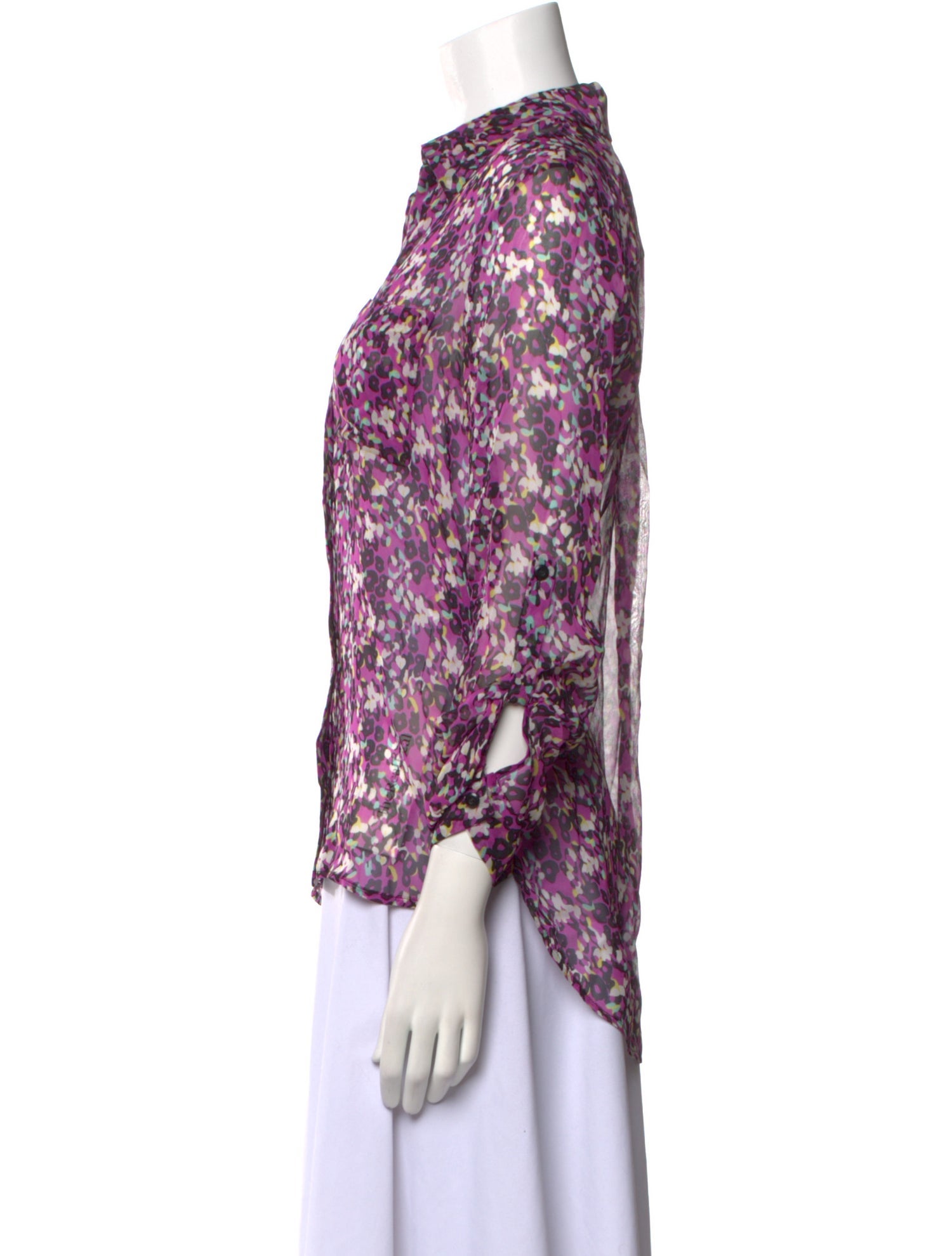 Diane von Furstenberg Silk Printed Blouse