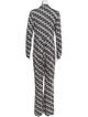 Diane von Furstenberg Printed V-Neck Jumpsuit