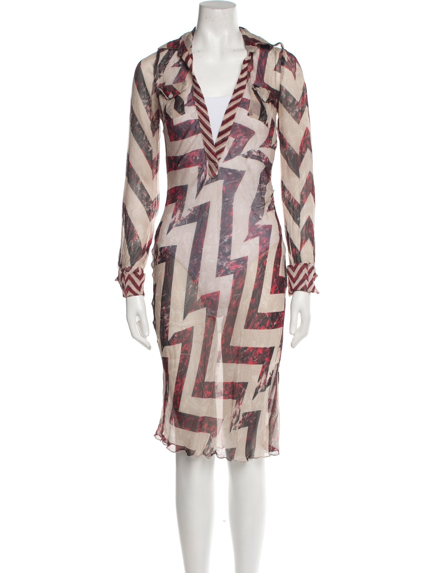 Diane von Furstenberg Silk Knee-Length Dress